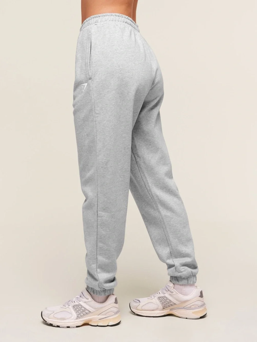 Gymshark Training Fleece Joggers Gray Sweatpants Athletic Loungewear Sporty L - Picture 3 of 10